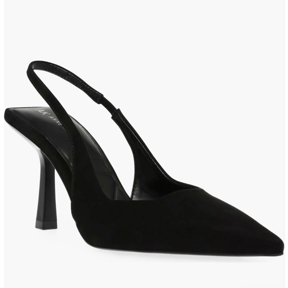 Anne Klein Black Slingback Heels